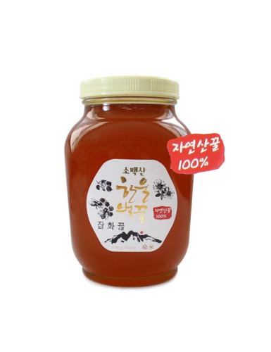 [선흥벌꿀] 소백산 선흥벌꿀 100%자연산 잡화꿀 2.4kg