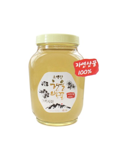 [선흥벌꿀] 소백산 선흥벌꿀 100%자연산 아카시아꿀 2.4kg